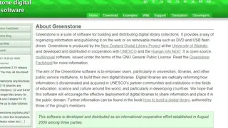 Greenstone Digital Library screenshot