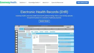GreenwayHealth Electronic Health Records (EHR) screenshot