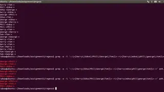 Grep screenshot