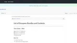 Groupees screenshot