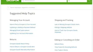 Groupon screenshot