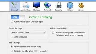 Growl for Windows screenshot