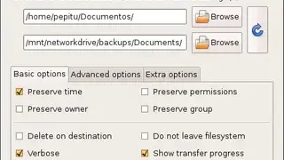 Grsync screenshot