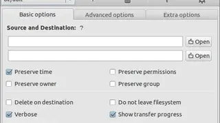 Grsync screenshot