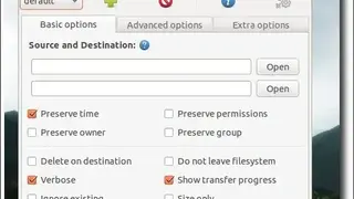Grsync screenshot