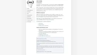 GRUB screenshot