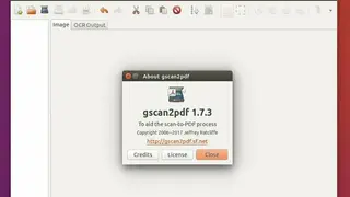 gscan2pdf screenshot