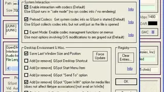 Gspot screenshot