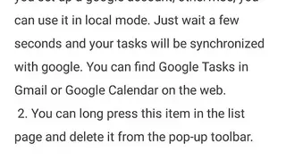 GTasksTo-Do List screenshot