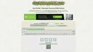 Guerrilla Mail screenshot