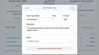Guestlist screenshot