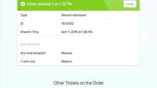 Guestlist screenshot
