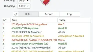 Gufw screenshot