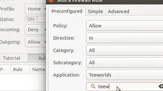 Gufw screenshot