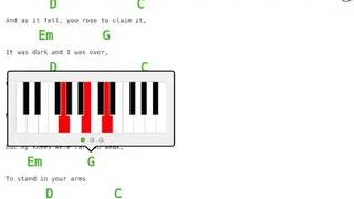 Guitar chords and tabs screenshot