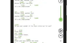 Guitar chords and tabs screenshot