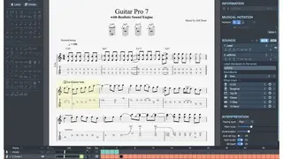 Guitar Pro 7 screenshot