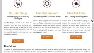 GuruAid Support screenshot