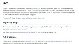 GVFS screenshot