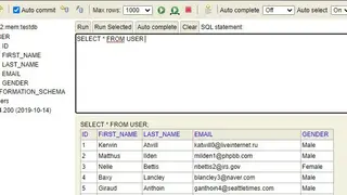 H2 Database screenshot