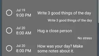 Habit Tracker. 100 things to do list screenshot
