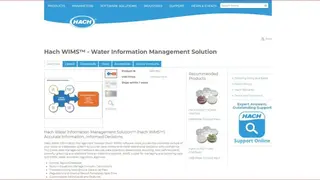 Hach WIMS™ – Water Information Management Solution screenshot
