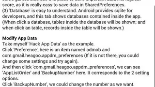 Hack App Data screenshot