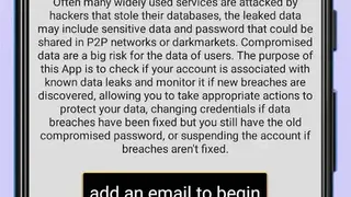 Hacked Leaks Checker screenshot