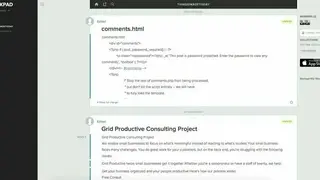 Hackpad screenshot