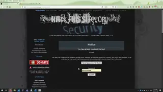 HackThisSite screenshot
