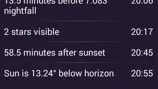 Halachic Prayer Times screenshot