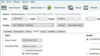 HandBrake screenshot