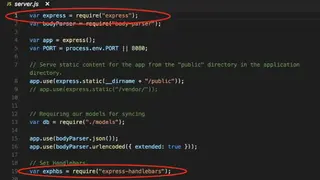 Handlebars screenshot
