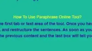 Handy Man Dan Paraphrasing Tool screenshot