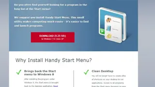 Handy Start Menu screenshot