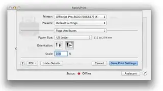 handyPrint screenshot