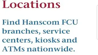 Hanscom FCU screenshot