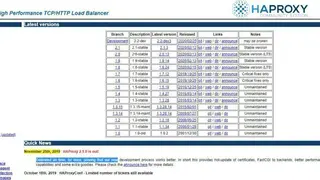 HAProxy screenshot