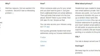 Harakirimail screenshot