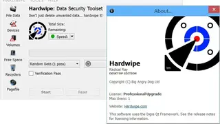 Hardwipe screenshot