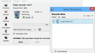 Hardwipe screenshot