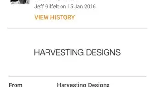 Harvest screenshot
