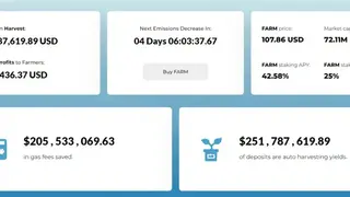 Harvest Finance screenshot