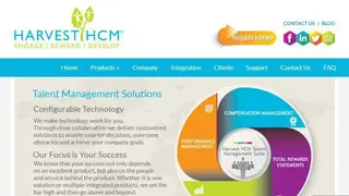 Harvest HCM Compensation screenshot