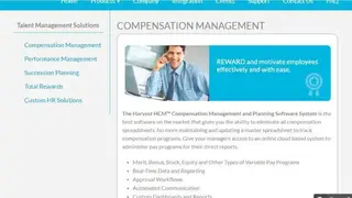 Harvest HCM Compensation screenshot