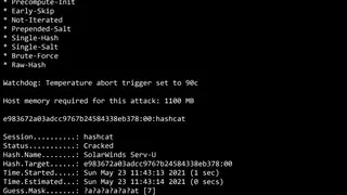 Hashcat screenshot