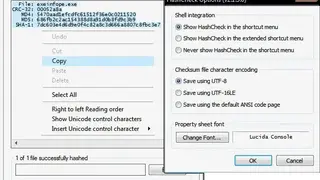 HashCheck Shell Extension screenshot
