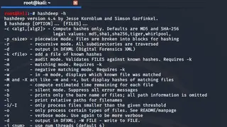 Hashdeep screenshot