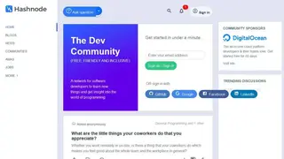 Hashnode screenshot