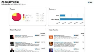 Hashtracking screenshot